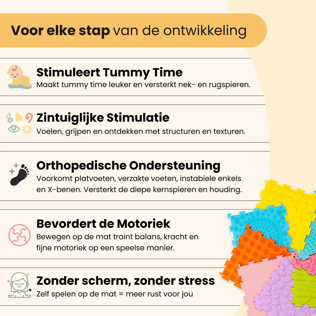 Orthoplay Sensorische Massage Puzzelmat