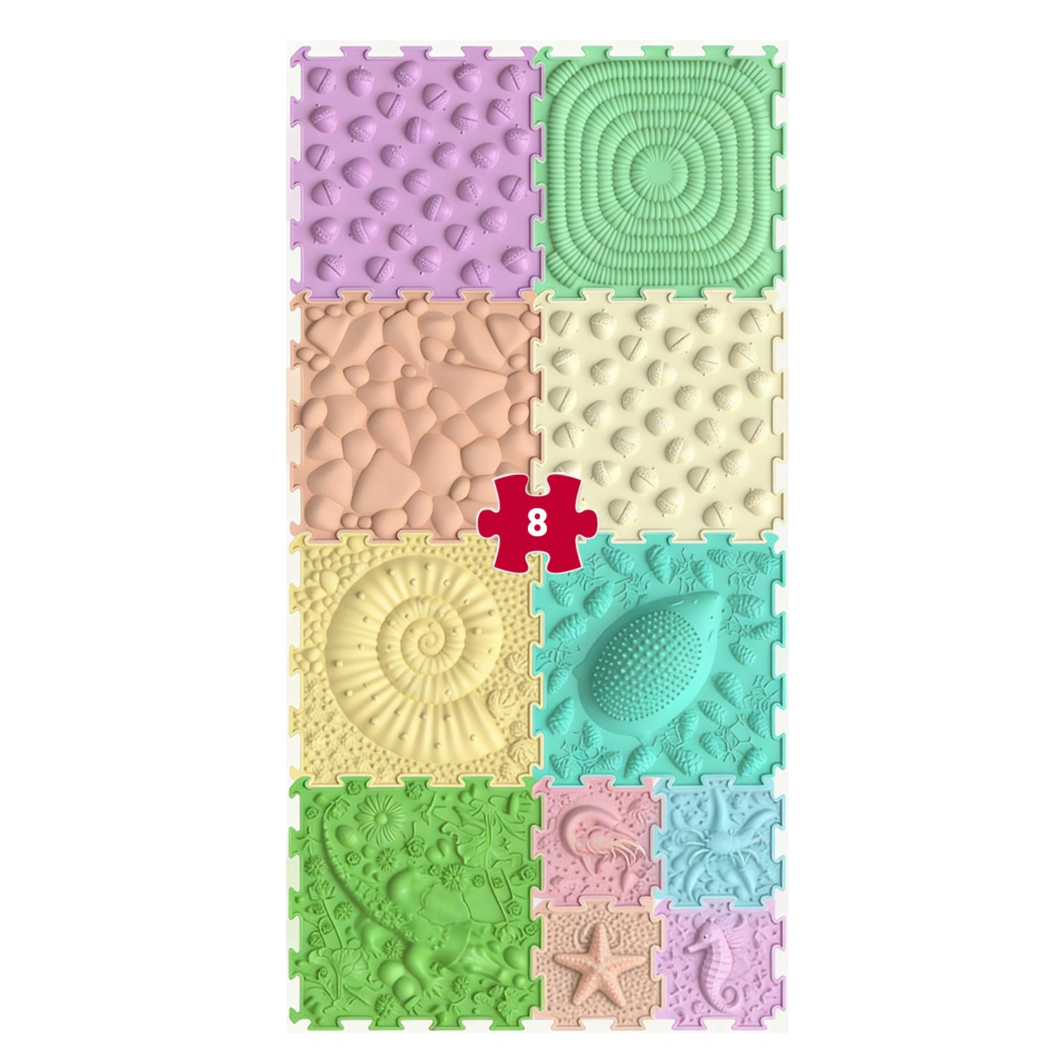 Orthoplay Sensorische Massage Puzzelmat
