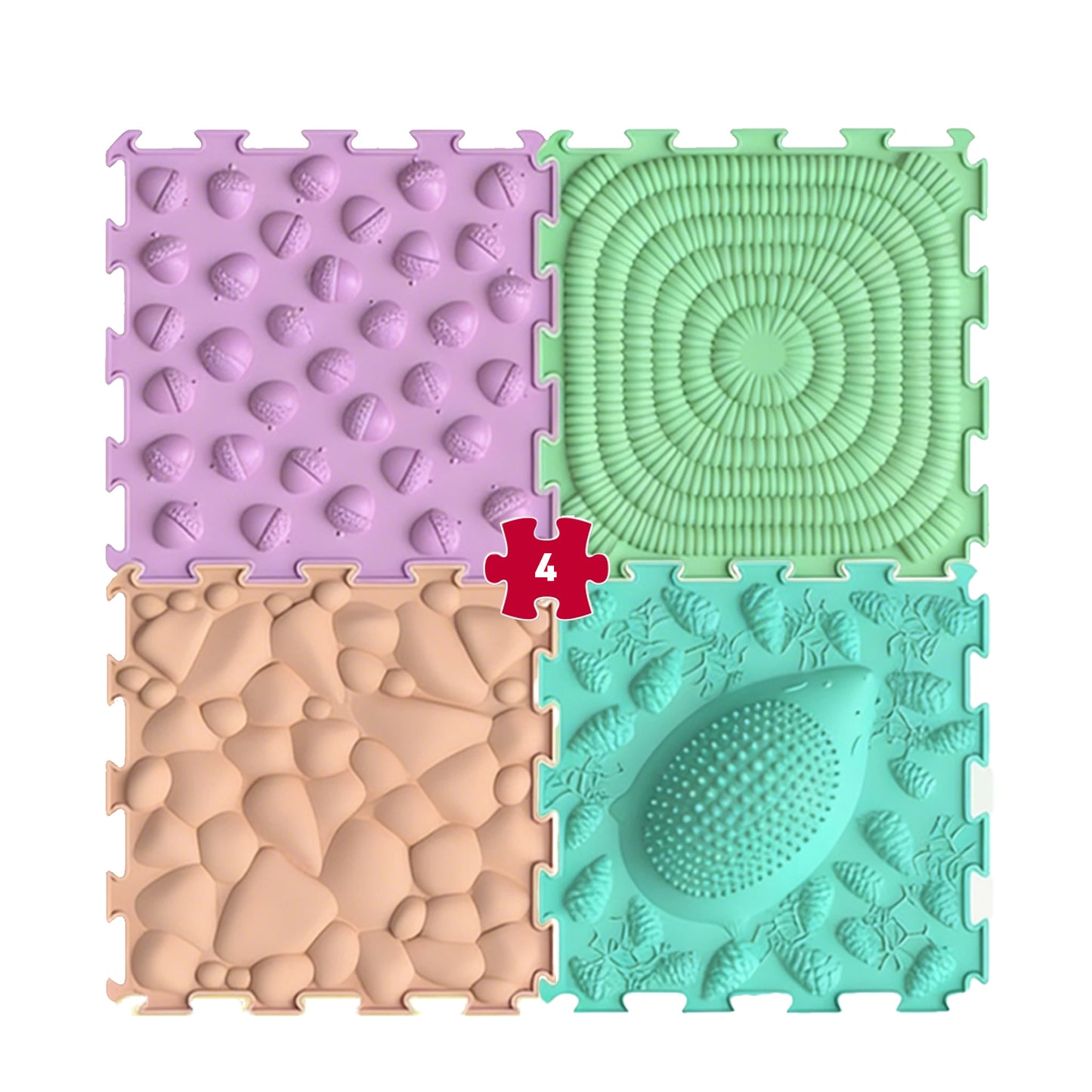 Orthoplay Sensorische Massage Puzzelmat